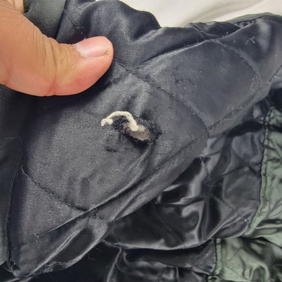 Towne By London Fog Mens XL Black Leather Jacket Winter Warm Casual Going Out - Picture 7 of 12